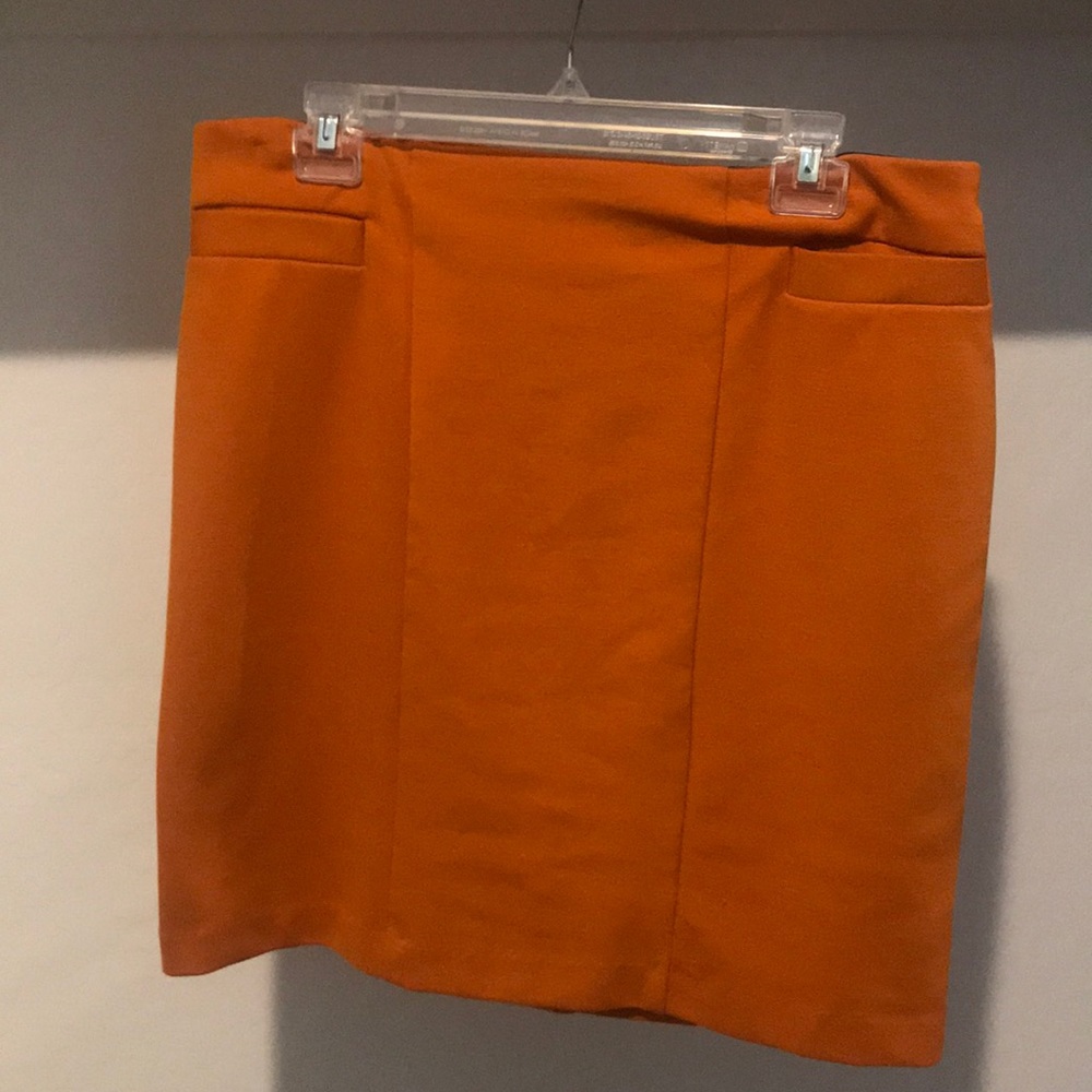Mustard yellow skirt